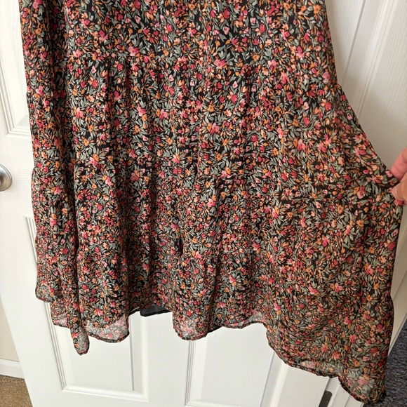 BB Dakota Steve Madden Ditsy Dress Floral Size Large NWT - Picture 10 of 16